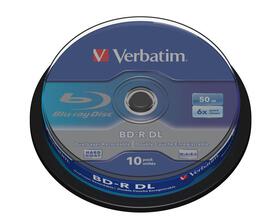 BD-R Verbatim 50 GB SL DataLife Cake 10