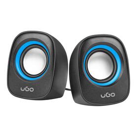 Głośniki UGO Tamu S100 2.0 2x 3W USB niebieskie