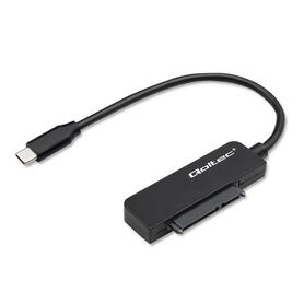 Kabel adapter Qoltec SATA | Przejściówka na dysk SSD HDD 2.5
