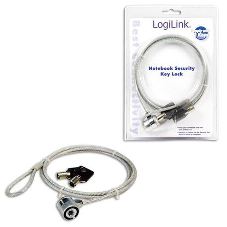Linka zabezpieczająca do notebooka LogiLink NBS003 (1)