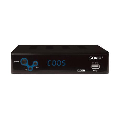 Dekoder TV naziemnej SAVIO DT-DV01 DVB-T2 H.265 HEVC (1)