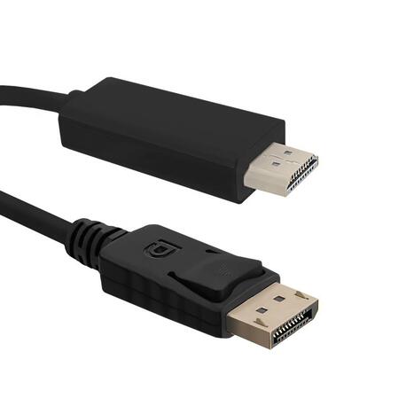 Kabel DisplayPort v1.2 Qoltec męski / HDMI męski 4Kx2K 3m (1)