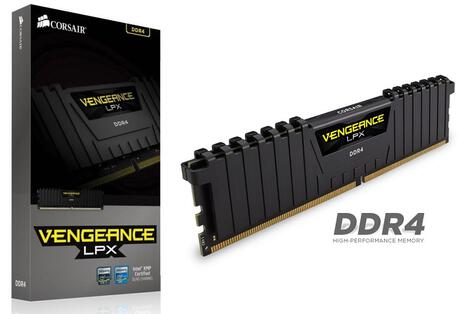 Pamięć DDR4 Corsair Vengeance LPX 8GB 2400MHz XMP 2.0 CL14 1,2V Black (1)