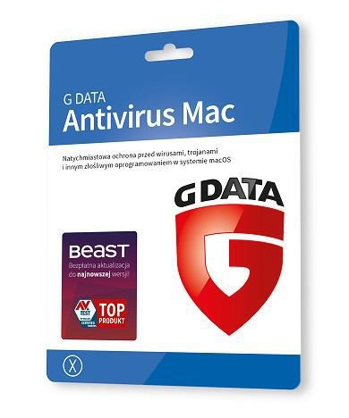 Oprogramowanie GDATA Antivirus Mac 1 stanowisko 1rok karta-klucz (1)