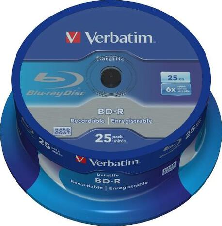 BD-R Verbatim 25 GB SL Datalife Cake 25 (1)