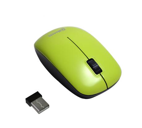 Mysz bezprzewodowa Msonic MX707G optyczna 3 przyciski 1000dpi zielona (1)