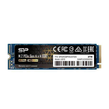 Dysk SSD Silicon Power US70 2TB M.2 PCIe Gen4x4 NVMe (5000/4400 MB/s) 2280 (1)