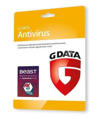 Oprogramowanie GDATA Antivirus 3PC 2lata karta-klucz (1)