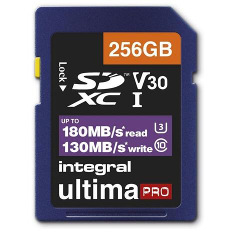 Karta pamięci INTEGRAL Professional High Speed SDXC V30 UHS-I U3 256GB (1)