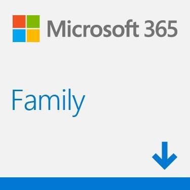 Licencja ESD Microsoft 365 Family - Licencja na subskrypcję (1 rok) - do 6x PC/ Mac + do 6x tablet - 32/64-bit - Wszystkie języki (1)