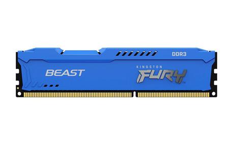 Pamięć DDR3 Kingston Fury Beast 4GB (1x4GB) 1600MHz CL10 1,5V niebieska (1)