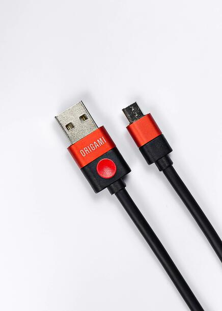 Kabel USB do Micro USB Origami 3m czarny (1)