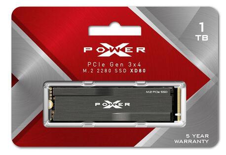 Dysk SSD Silicon Power XPOWER XD80 1TB PCIe Gen3x4 NVMe (3400/3000 MB/s) 2280 (1)