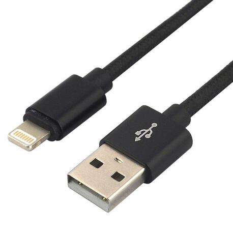 Kabel USB - Lightning everActive CBB-1IB 1m czarny (1)